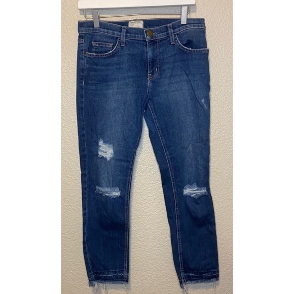 Current / Elliott The Cropped Straight Jeans Size 27